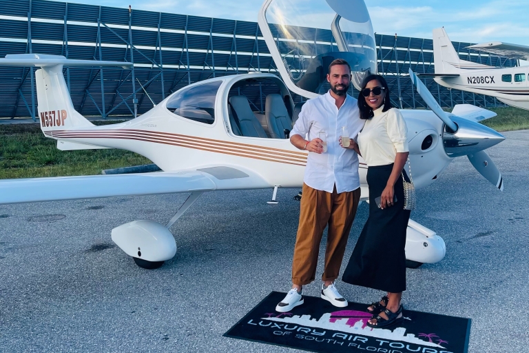 Fort Lauderdale: Champagner-Flugzeug-Tour für zwei