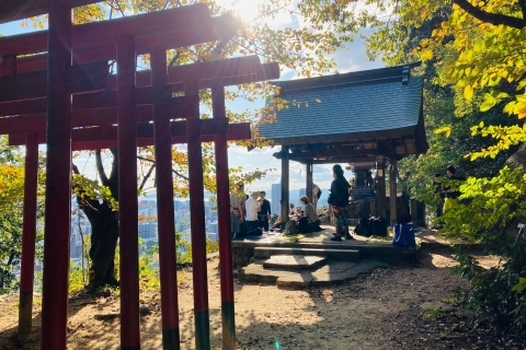 Hiroshima: excursión de senderismo temprano por la mañana con ceremonia del téCeremonia de desayuno vegano, yoga y té al aire libre