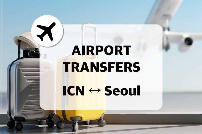 Seúl: Traslado privado a/desde el aeropuerto de IncheonAl aeropuerto de Incheon desde Seúl en furgoneta con hasta 7PAX