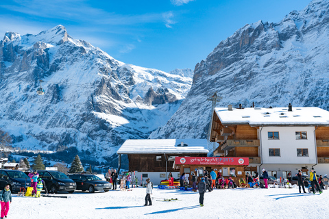 Från Interlaken: Grindelwald nybörjarkurs i snowboardFrån Interlaken: Snowboardlektion för nybörjare i Grindelwald