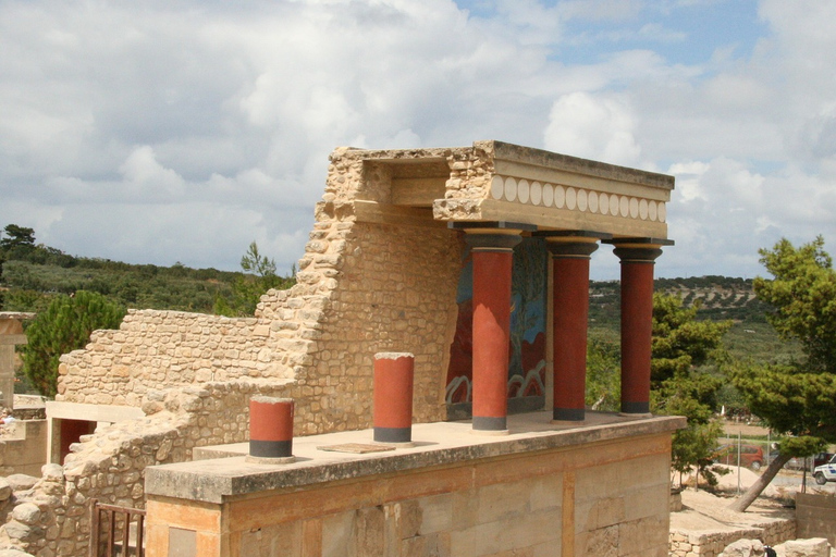 Heraklion: Pałac w Knossos na Krecie, muzeum i wycieczka na brzegWycieczka z kierowcą