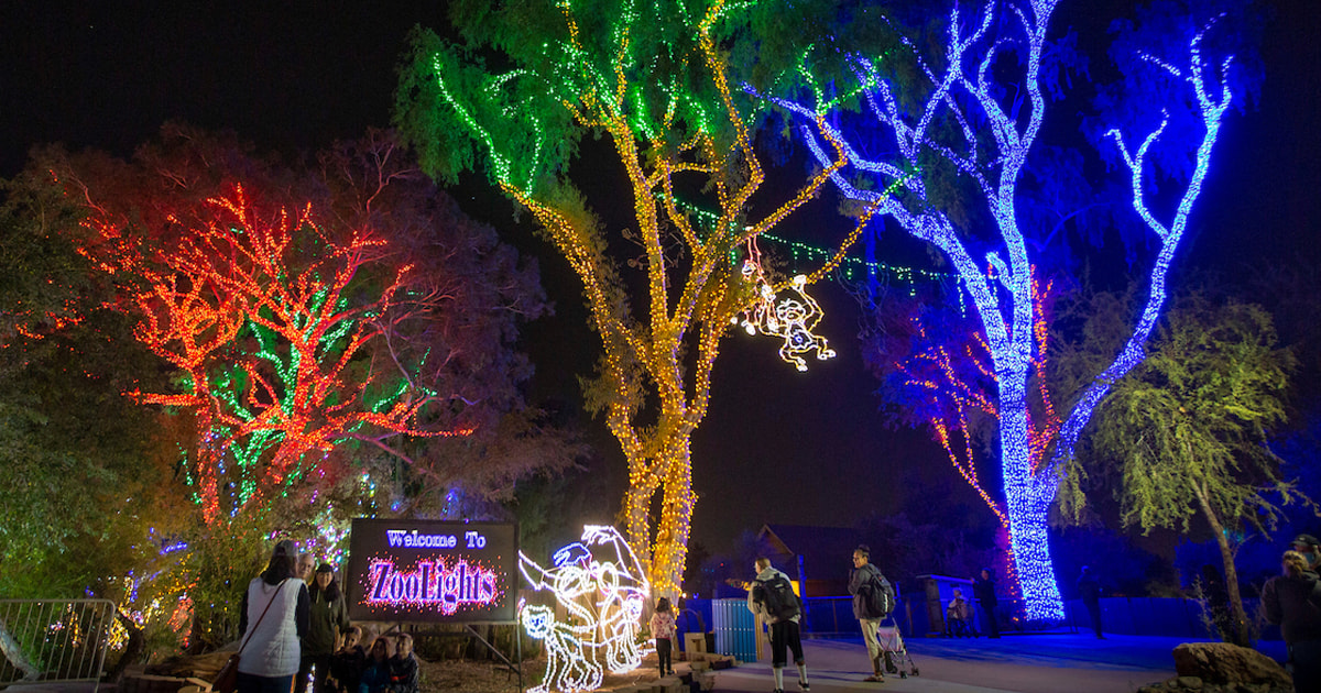 Phoenix Vstupenka do zoo Phoenix ZooLights GetYourGuide