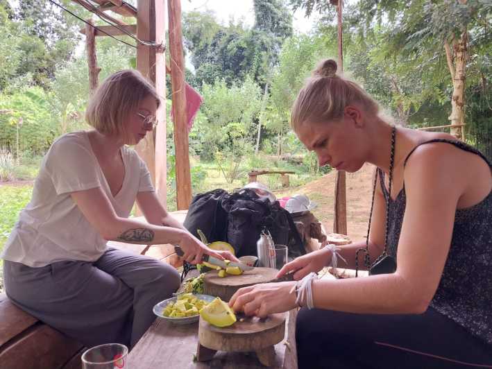 Luang Prabang: clase de cocina, almuerzo de 4 cursos y caminata guiada