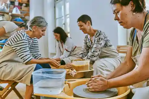 Lubiana: laboratorio di ceramica a ruota aperta