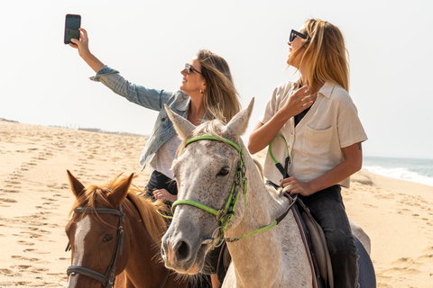 Desde Lisboa: Excursión a Comporta y Setúbal con paseos a caballo