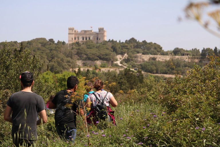 Malte : Visite privée de la nature dans les bois de Buskett et les falaises de DingliMalte: visite à pied de la forêt de Buskett et des falaises de Dingli