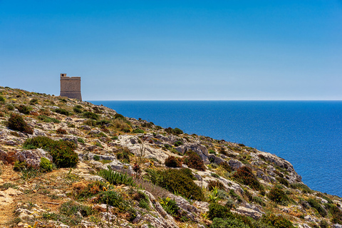 Malta: Prywatna wycieczka piesza po południowym wybrzeżu z transportemMalta: Prywatna wycieczka piesza po południowym wybrzeżu z odbiorem