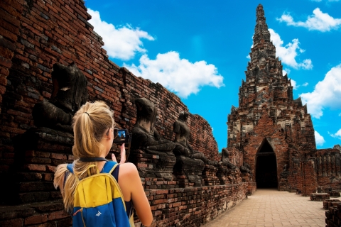 From Bangkok: Customizable Private Ayutthaya City Tour Private Tour with Spanish Speaking Tour Guide