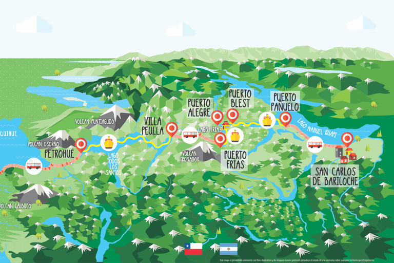 Cruce Andino: San Carlos de Bariloche till Puerto Varas