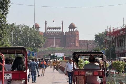 Delhi: Private Old Delhi Tour with Tuk-Tuk Ride and Food Private Tour with Entry Fees and Street Food