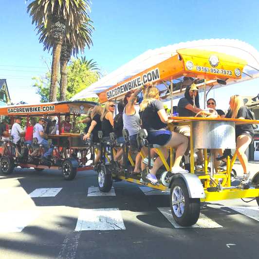Sacramento: Pedal Bar Tour with 2 Stops