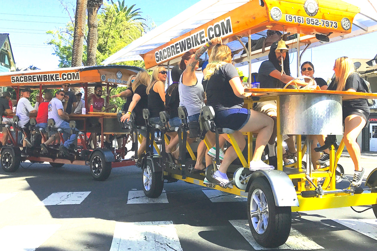 Sacramento: Pedal Bar Tour mit 2 Stopps