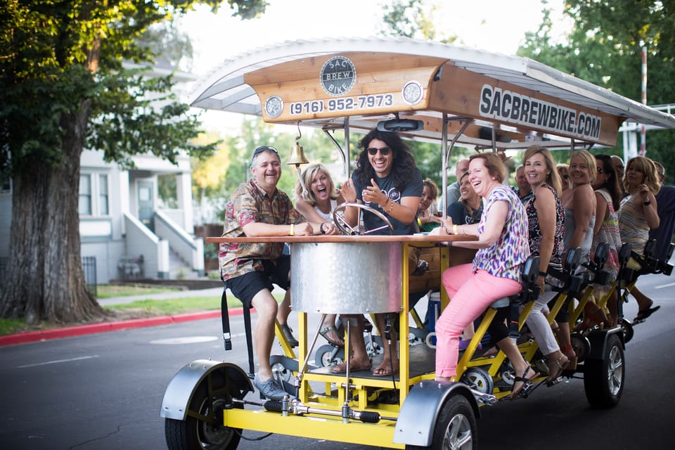 Sacramento Pedal Bar Tour with 2 Stops GetYourGuide