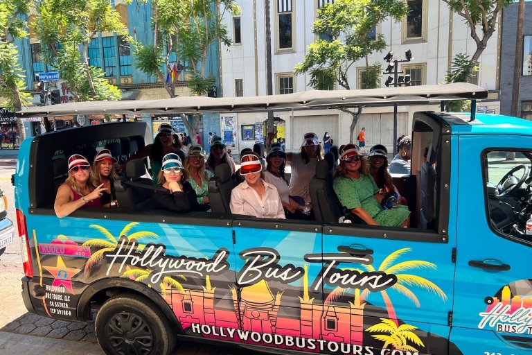 Los Angeles: Celebrity Homes & Hollywood Open Air Bus Tour Standard Option