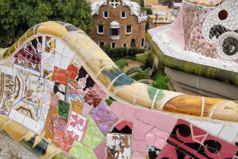 Barcelona: Park Güell Entry Ticket and Paella Cooking Class