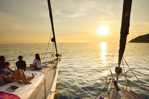 Agadir: Private Sunset Boat Tour with Light dinner Half-Day Coastal Boat Trip & Lunch