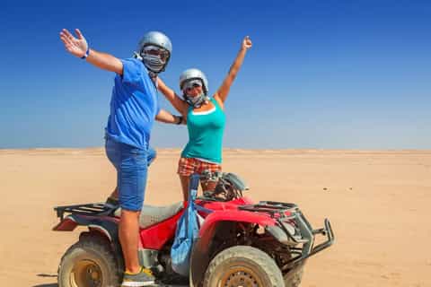 Hurghada: Desert Quad Safari, Camels, and Bedouin Town
