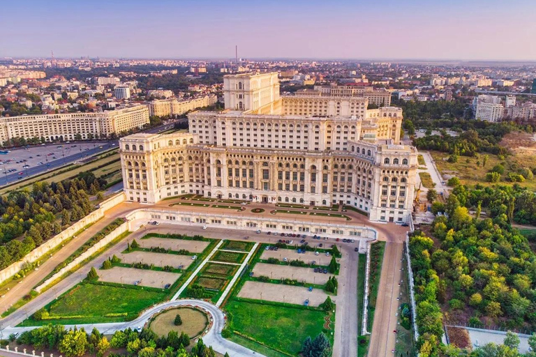 Bucharest: Palace of Parliament, Ceausescu House & Museum Audio Guide (Multiple Languages)