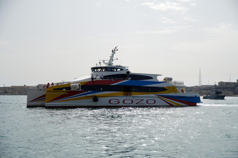 Malta: Highspeed Catamaran Crossing between Valletta &amp; GozoONE WAY: VALLETTA TO GOZO