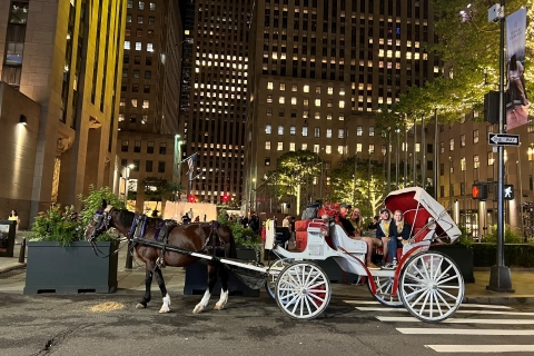 NYC: Prywatna przejażdżka bryczką z lampkami choinkowymi