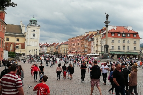 Warschau: stadstour met overstap met ophalen en inleveren van de luchthaven5-uur durende rondleiding