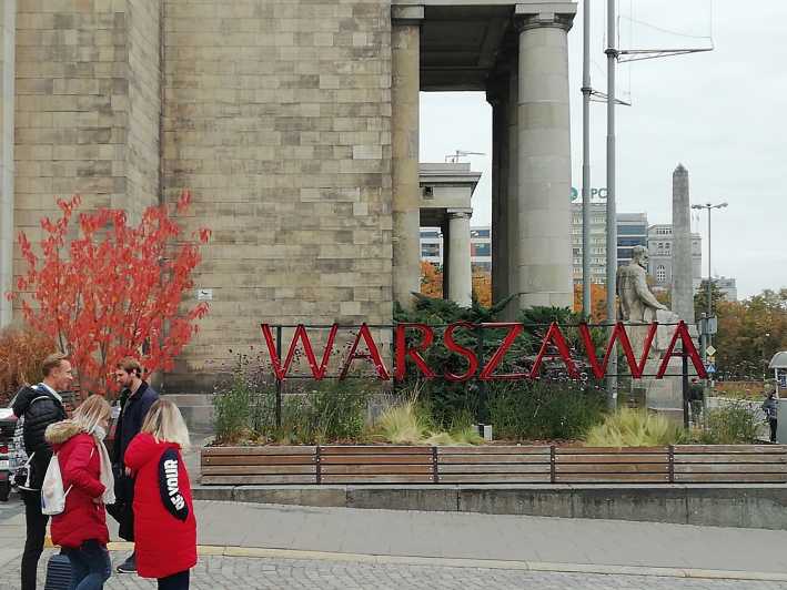 Varsovia: Tour de la ciudad de Layover con recogida y caída del aeropuerto