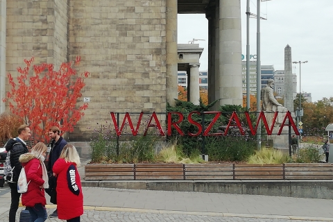 Warschau: stadstour met overstap met ophalen en inleveren van de luchthaven5-uur durende rondleiding