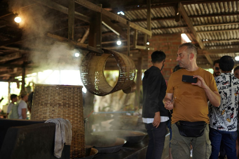 Au départ de Bangkok : Visite guidée d'une journée au marché flottant et à AyutthayaTransfert aller simple à l'hôtel