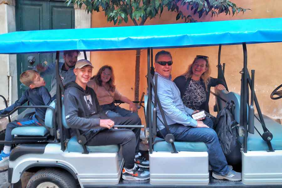 Rom: Private geführte Golf Cart Tour mit Gelato oder Wein. Foto: GetYourGuide