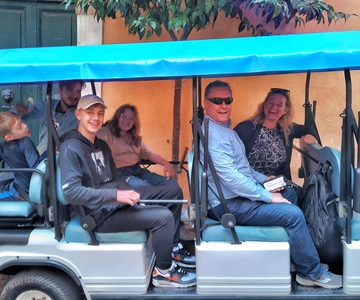 Rome: Private Golf Cart Tour with Roman ( Gelato or Wine )