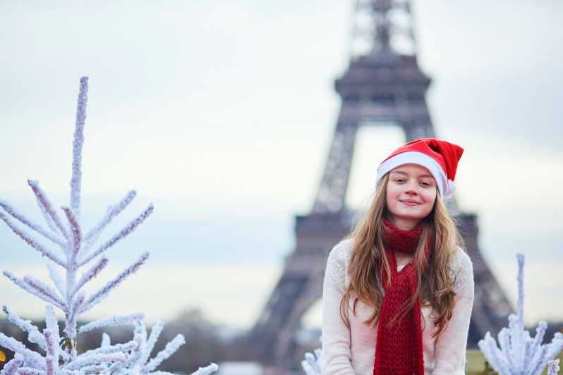 París: sesión de fotos de Navidad privada con opción VIP