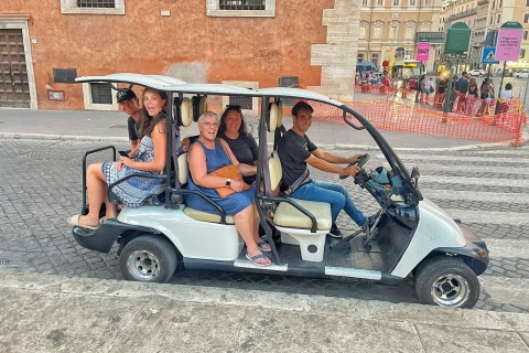 Rzym: Prywatna wycieczka wózkiem golfowym z lokalnym przewodnikiem i winemWycieczka jednodniowa