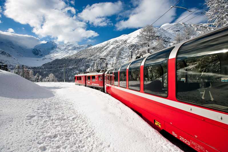 Da Milano: Tour panoramico di St. Moritz e Bernina Express