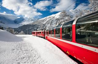 Von Mailand aus: St. Moritz und Panoramatour mit dem Bernina Express