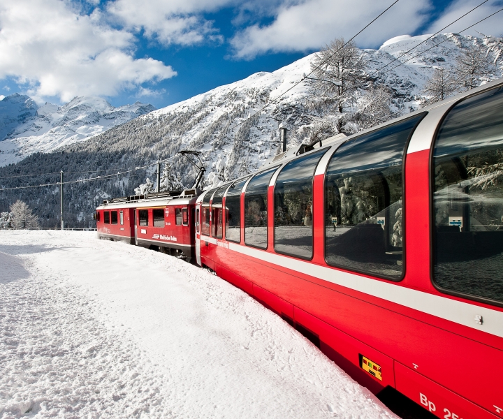 From Milan: St. Moritz and Bernina Express Panoramic Tour