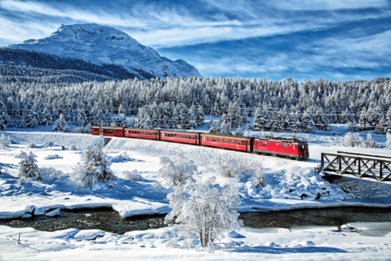 From Milan: St. Moritz and Panoramic Bernina Express Tour