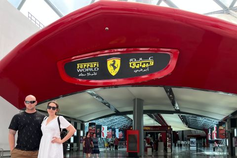 From Dubai: Abu Dhabi City Tour with Ferrari World Ticket