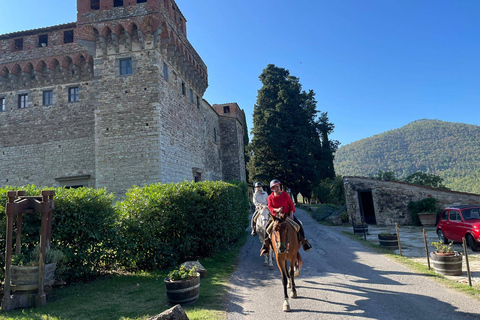 From Florence: Horse Ride and Wine Tour at Estate with Lunch