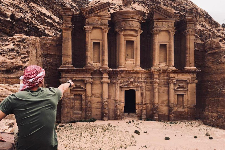 From Amman: Petra and Wadi Rum Private Day Trip Petra and Wadi Rum Day Trip with Sunset Jeep Tour