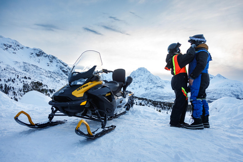 Tromsø: Lyngen Alps Snowmobile Tour with Soup &amp; Drinks
