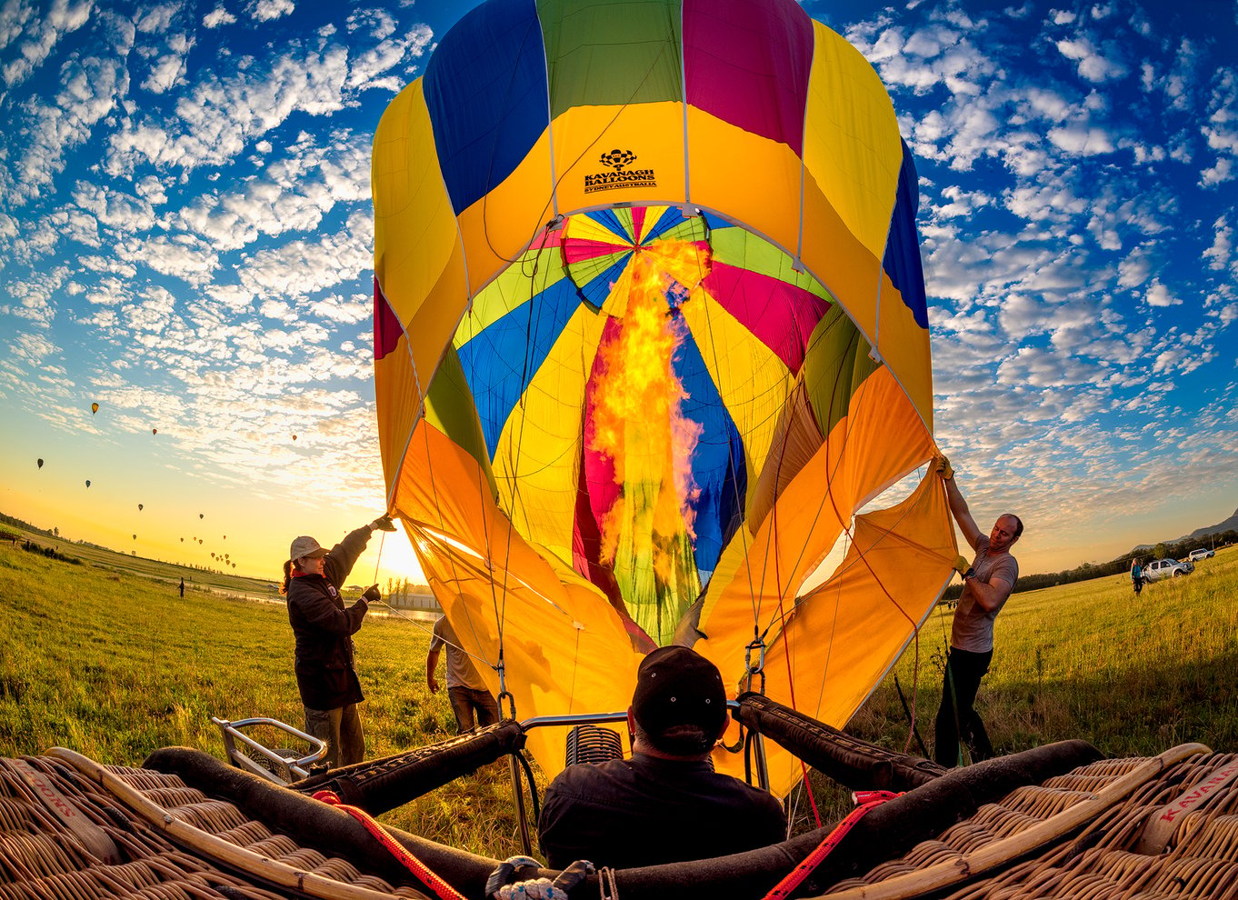 Hunter Valley: Ballontur i solopgang med boblende morgenmad