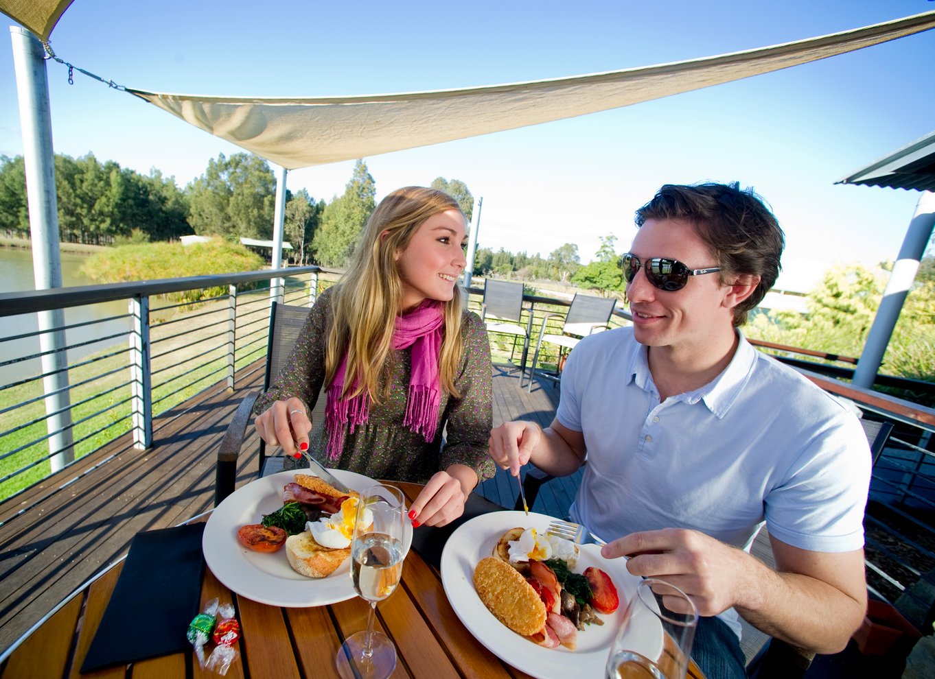 Hunter Valley: Ballontur i solopgang med boblende morgenmad