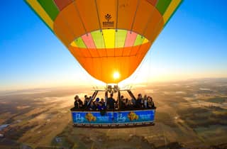 Byron Bay: Sonnenaufgang Heißluftballonfahrt mit Frühstück