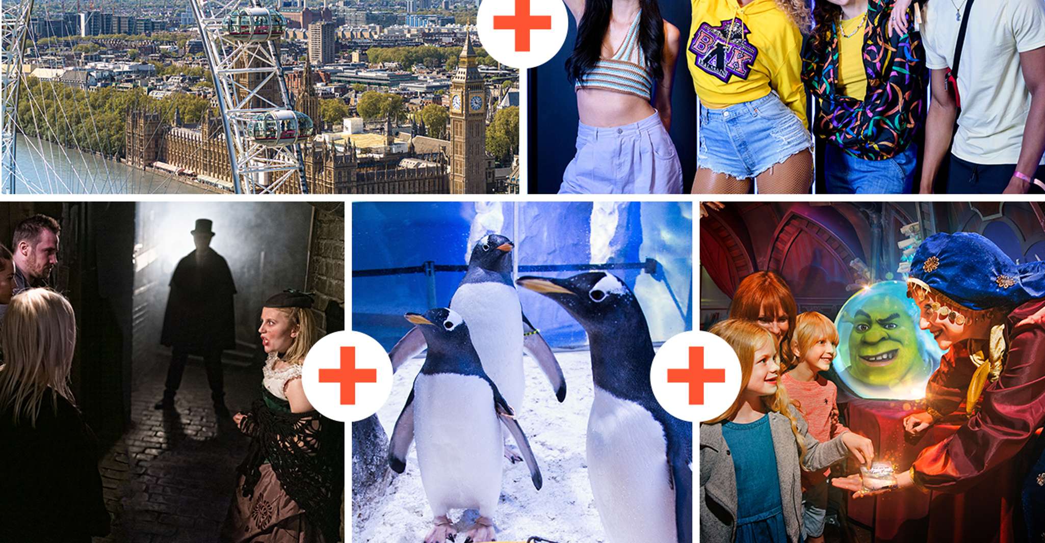 London: 5 Top Attractions Pass with Madame Tussauds