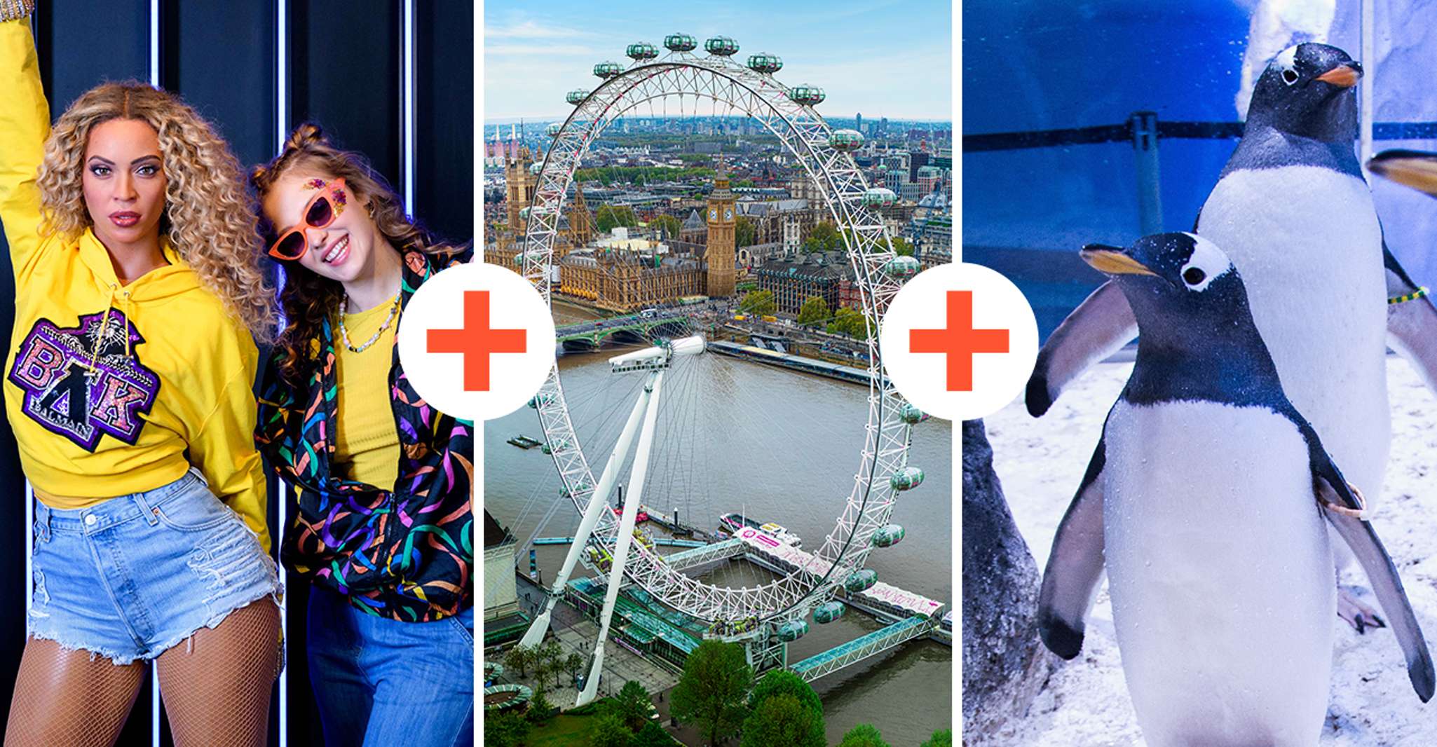 London: Madame Tussauds, London Eye & SEA LIFE Combo Ticket