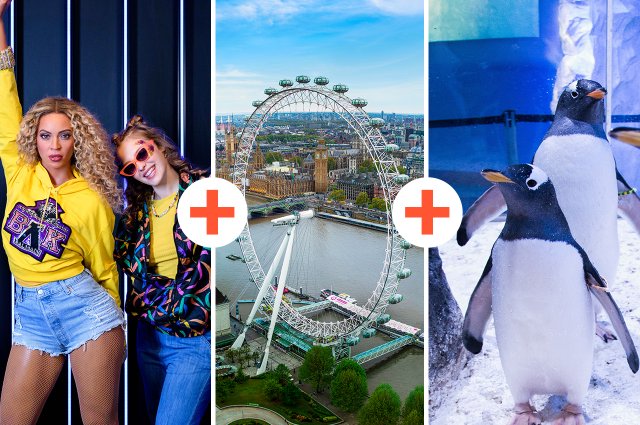 Londra: Biglietto cumulativo per Madame Tussauds, London Eye e SEA LIFE