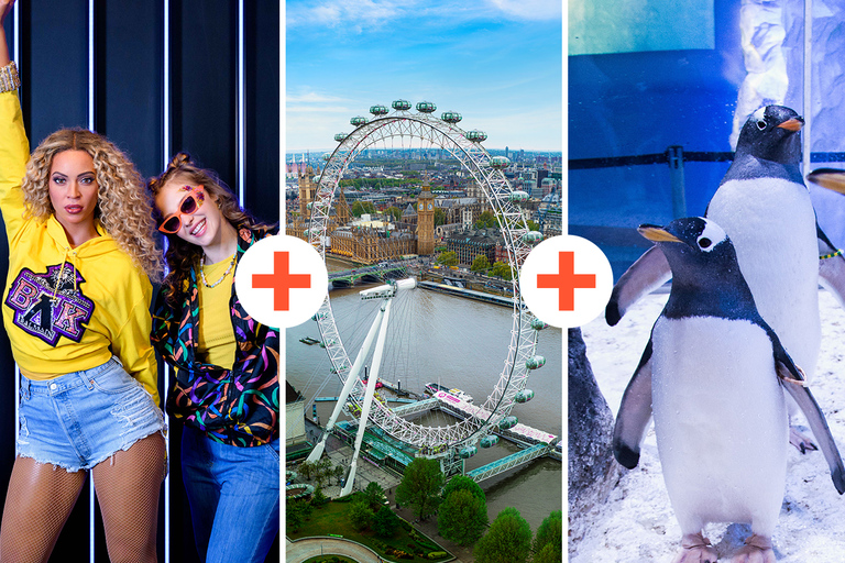 Londen: combiticket Madame Tussauds, London Eye en SEA LIFE