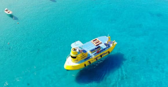 Lindos: 2-Hour Hippo Submarine Cruise & Navarone Bay Swim