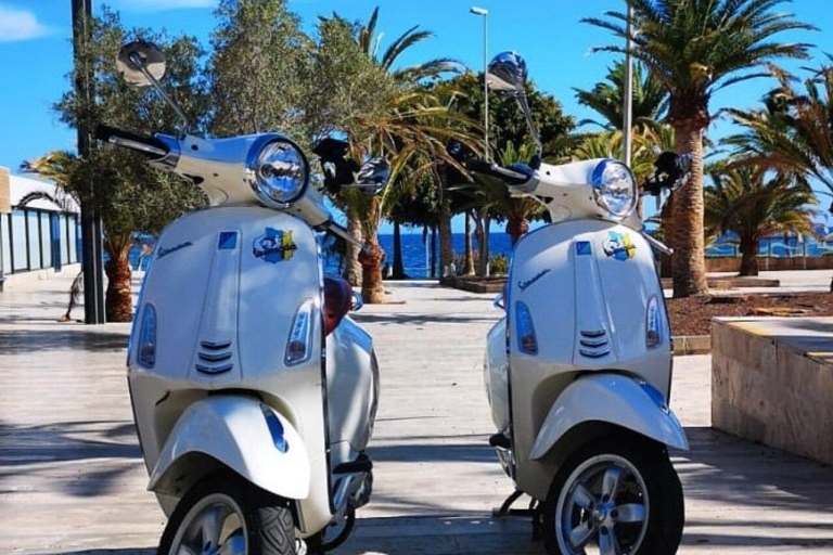 Grande Canarie : excursion d'une journée en vespando sur l'îleGrande Canarie : excursion d'une journée sur l'île en scooter Vespa