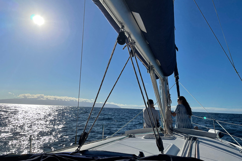 Los Gigantes: Excursión en velero con baño, bebida y tapasTour compartido de 3 horas